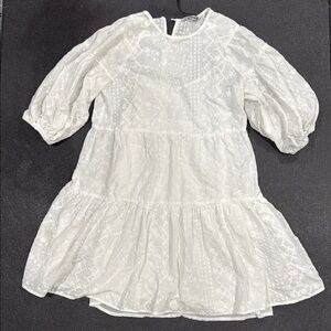 Stradivarius white dress